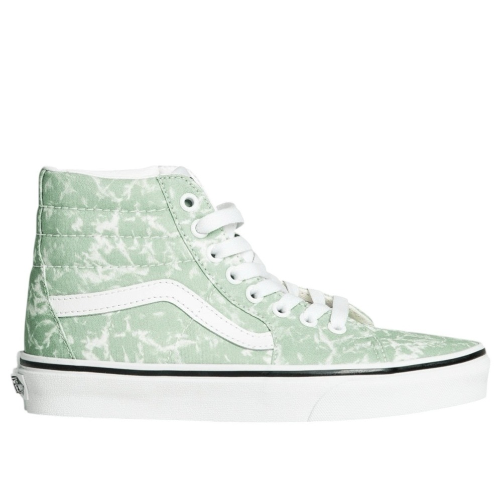 Vans SK8 Hi Seafoam Water Marble Print Green White High Top Sneakers M9.5 W11